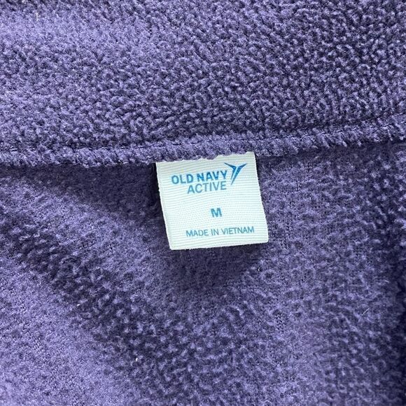 OLD Navy‎ plum micro fleece zip front jacket - Picture 2 of 8